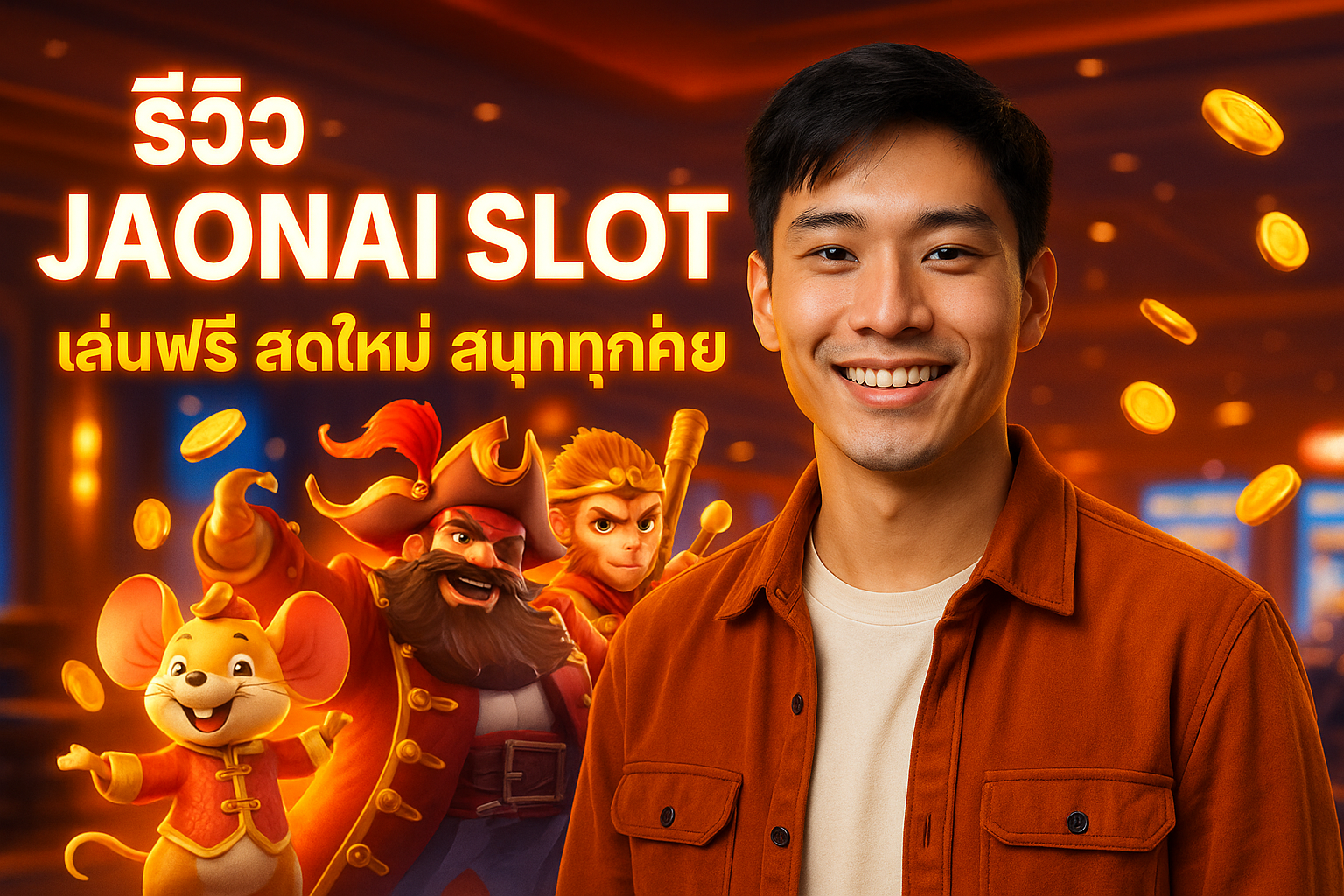 รีวิว JAONAI SLOT เล่นฟรี สดใหม่ สนุกทุกค่าย