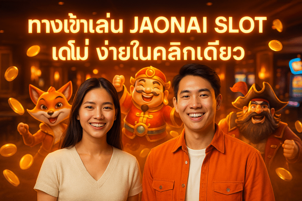 ทางเข้าเล่น JAONAI SLOT เดโม่ ง่ายในคลิกเดียว