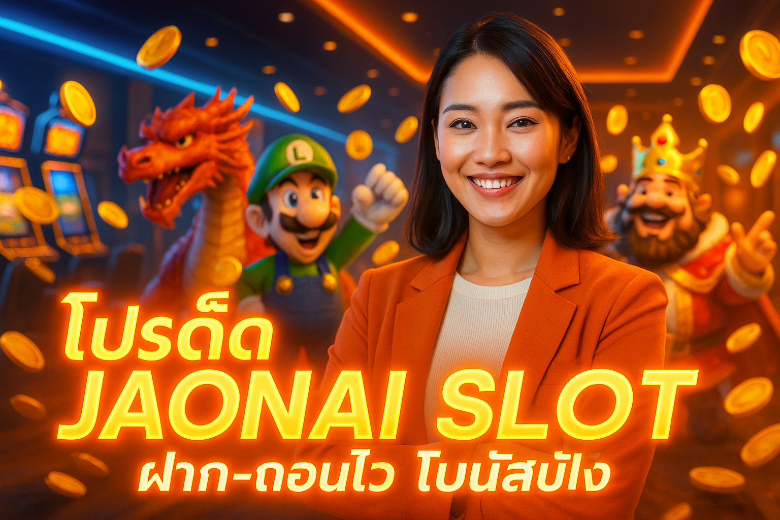 โปรเด็ด JAONAI SLOT ฝาก-ถอนไว โบนัสปัง