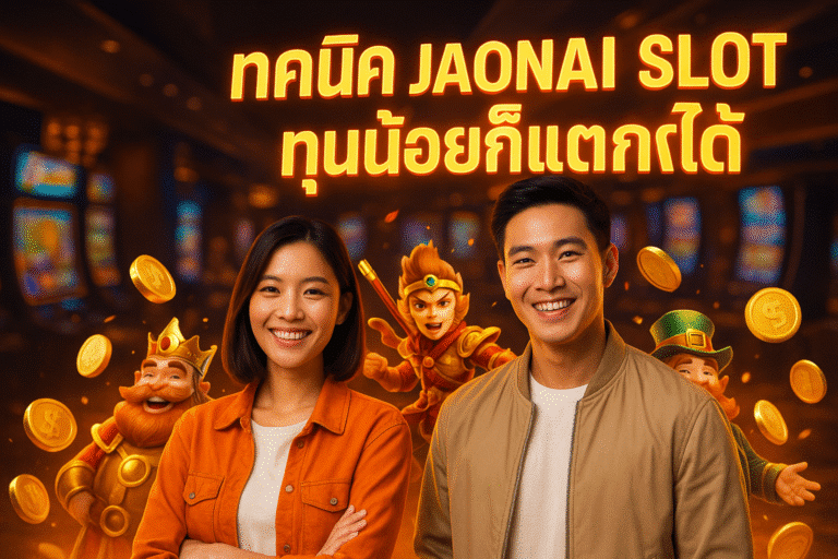 เทคนิค JAONAI SLOT ทุนน้อยก็แตกได้