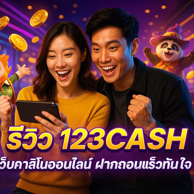 รีวิว 123CASH เว็บคาสิโนออนไลน์ ฝากถอนเร็วทันใจ