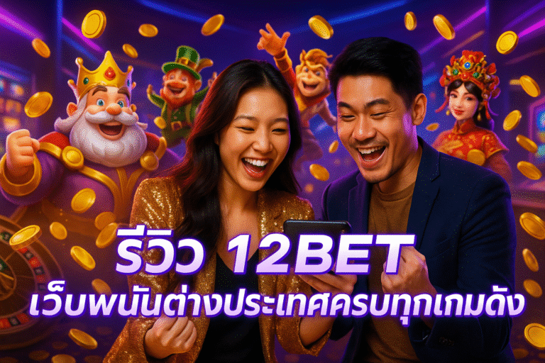 รีวิว 12BET เว็บพนันต่างประเทศครบทุกเกมดัง